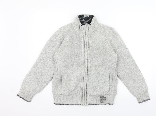 NEXT Boys Grey Ikat  Jacket  Size 11 Years