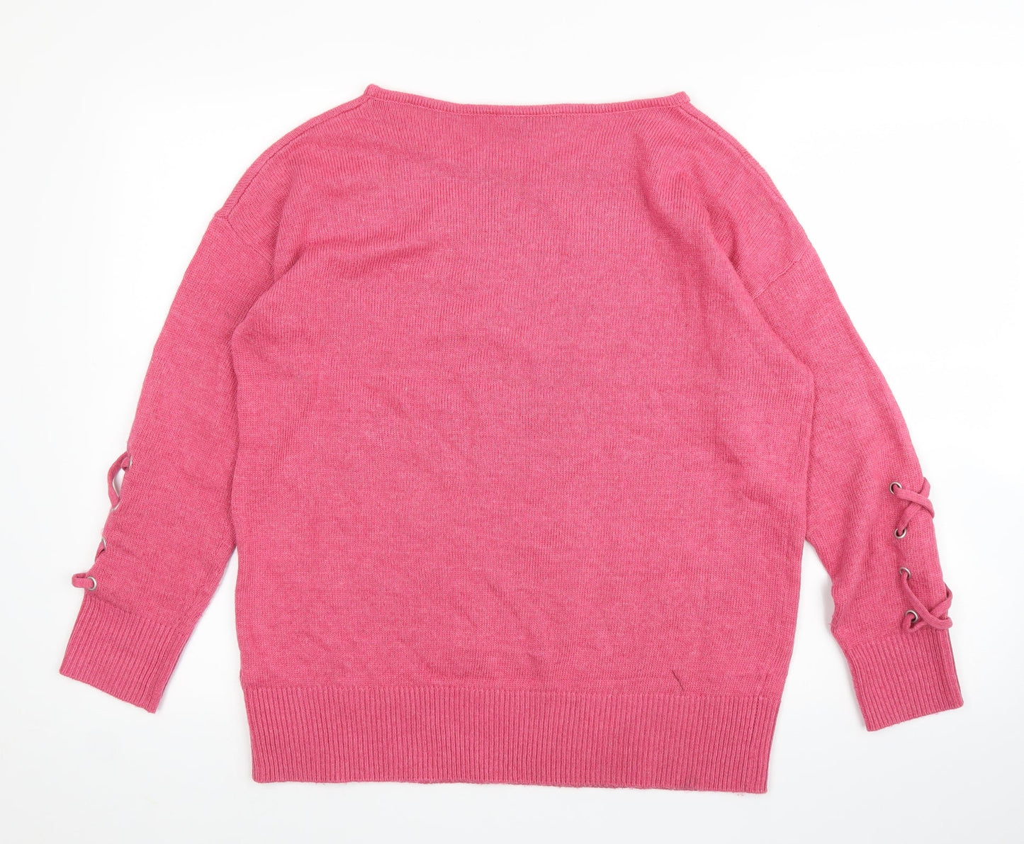 Love Knitwear Womens Pink   Pullover Jumper Size 14