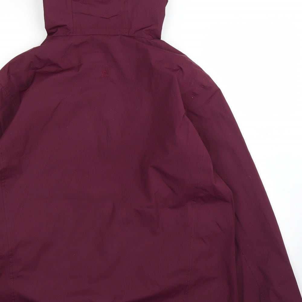 EWM Womens Purple   Rain Coat Coat Size L
