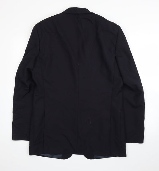 Varteks Mens Blue   Jacket Suit Jacket Size 40