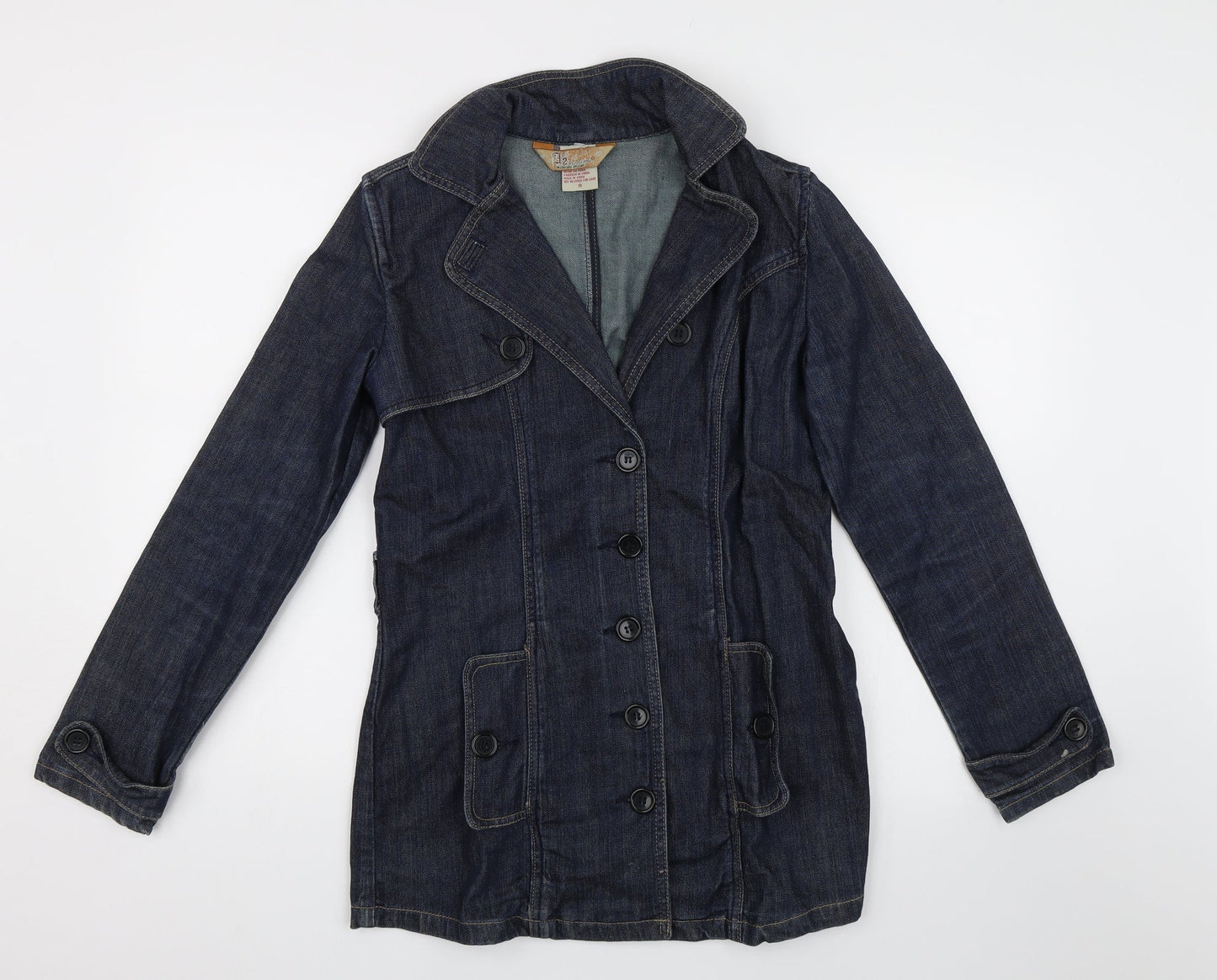 Jou Jou Womens Blue   Jacket  Size S