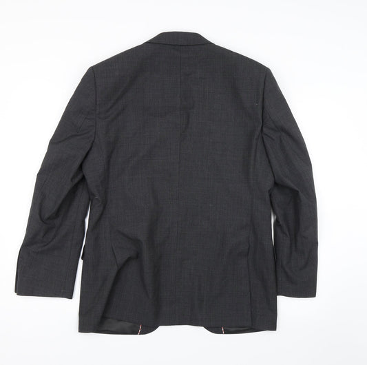 Howick Mens Black   Jacket Suit Jacket Size 38