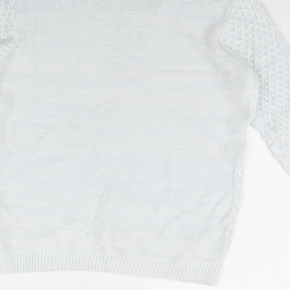 Dorothy Perkins Womens Blue   Pullover Jumper Size 10