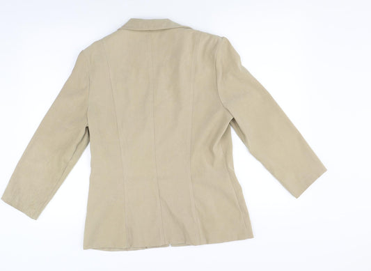 Essentials Womens Beige   Jacket  Size 10