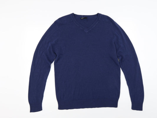 Ceader wood state Mens Blue  Knit Pullover Jumper Size M