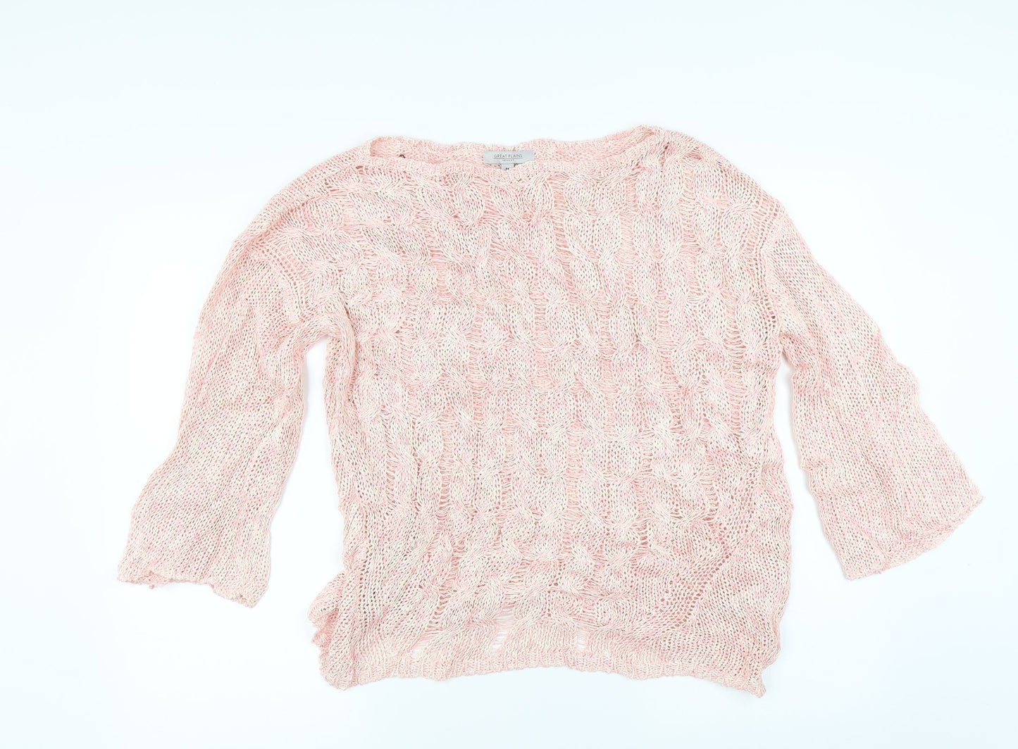 Great planes Womens Pink  Knit Pullover Jumper Size M