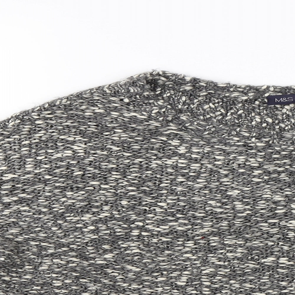 Marks and Spencer Womens Grey   Pullover Jumper Size S