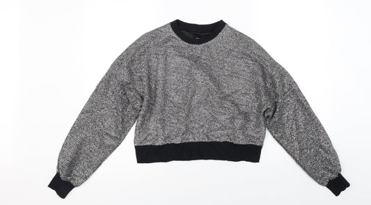 Sinsay Womens Silver   Pullover Jumper Size S