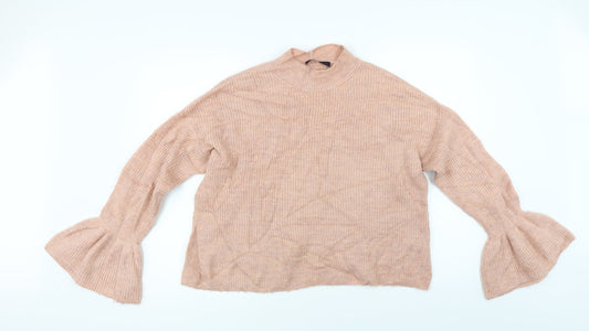 Marks and Spencer Womens Beige  Knit Pullover Jumper Size M