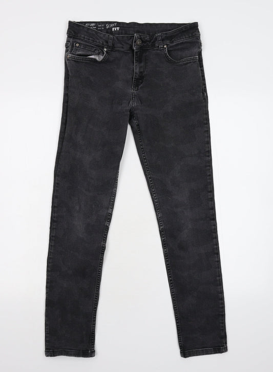 Hoxton Womens Black   Skinny Jeans Size 10 L28 in