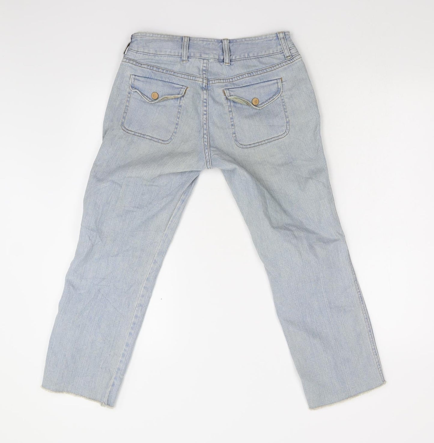 Gap Womens Blue  Denim Cropped Jeans Size 6 L23 in
