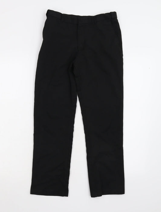 George Boys Black   Dress Pants Trousers Size 10-11 Years
