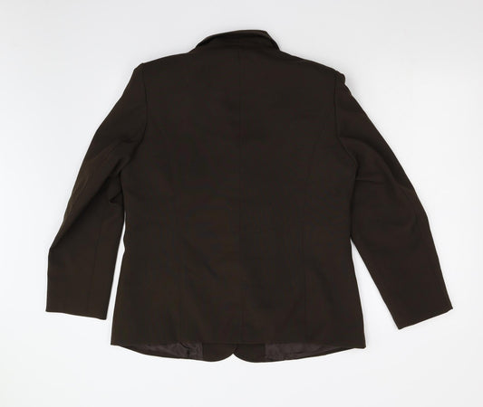 Classic Womens Brown   Jacket Blazer Size 16
