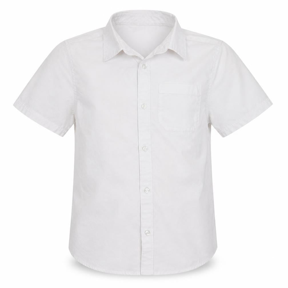 Pep&Co Boys White   Basic Button-Up Size 9-10 Years