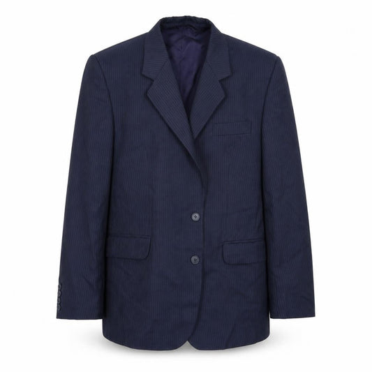 Preworn Mens Blue Striped  Jacket Blazer Size M