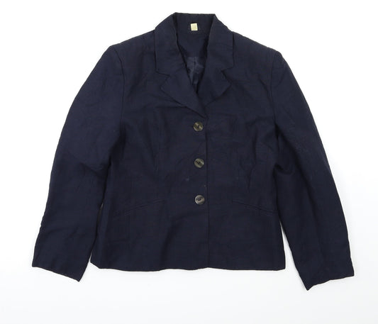 JWF Womens Blue   Jacket Blazer Size 10