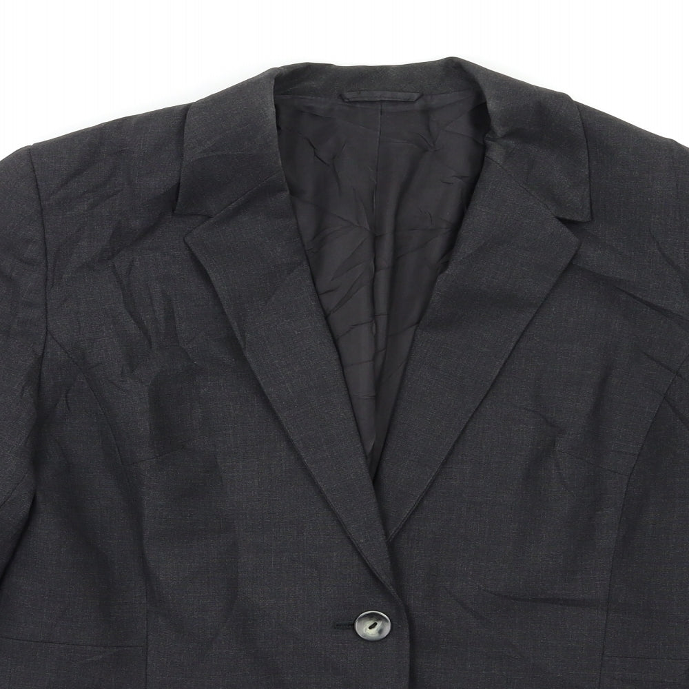NEXT Womens Grey   Jacket Blazer Size 14