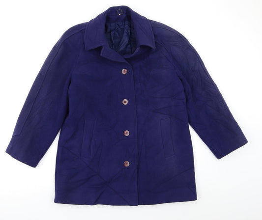 Preworn Womens Blue   Pea Coat Coat Size M