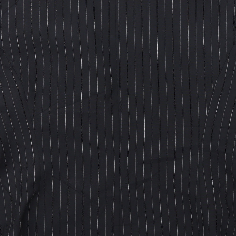 BHS Womens Black Striped  Jacket Blazer Size 14