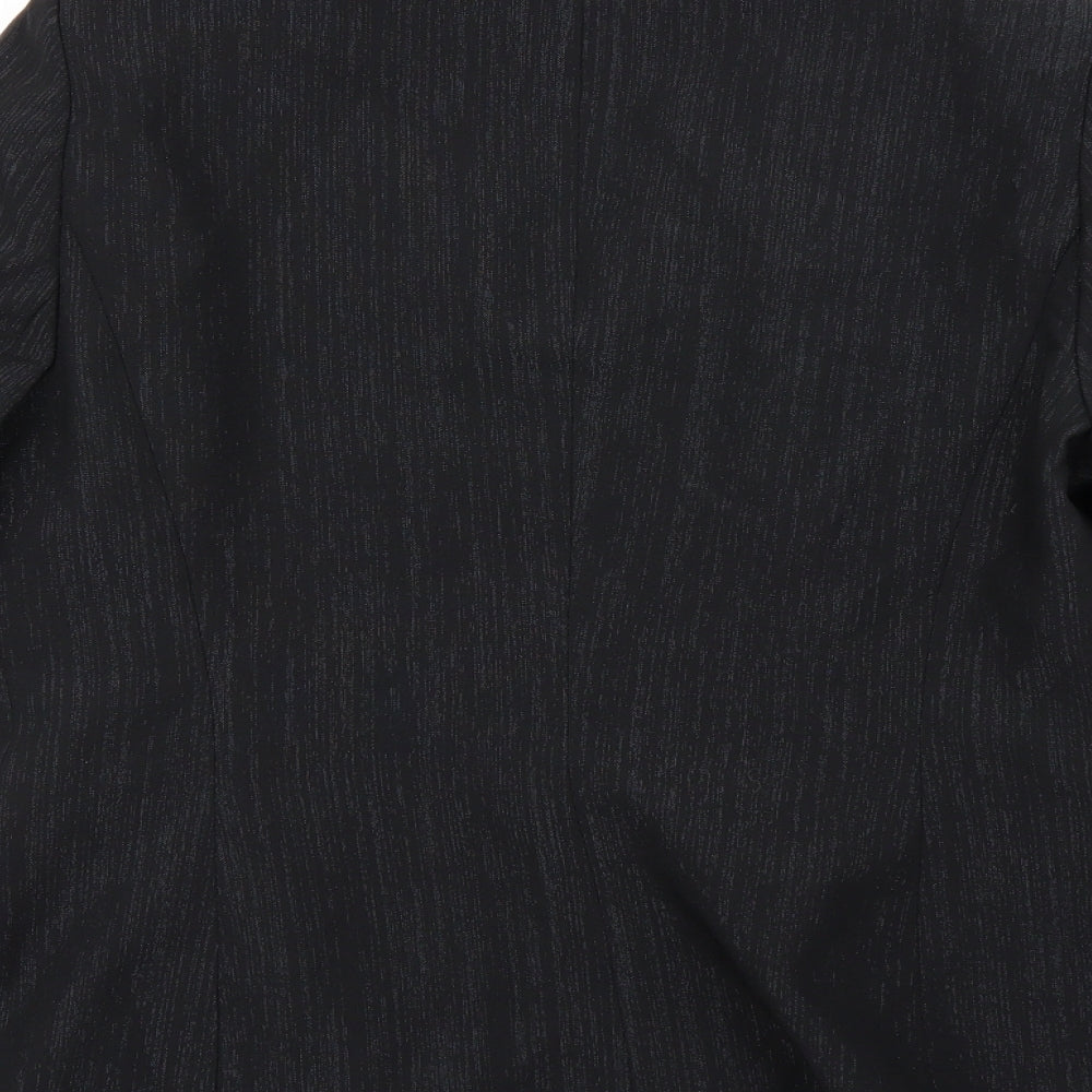 Internacionale Womens Black   Jacket Blazer Size 12