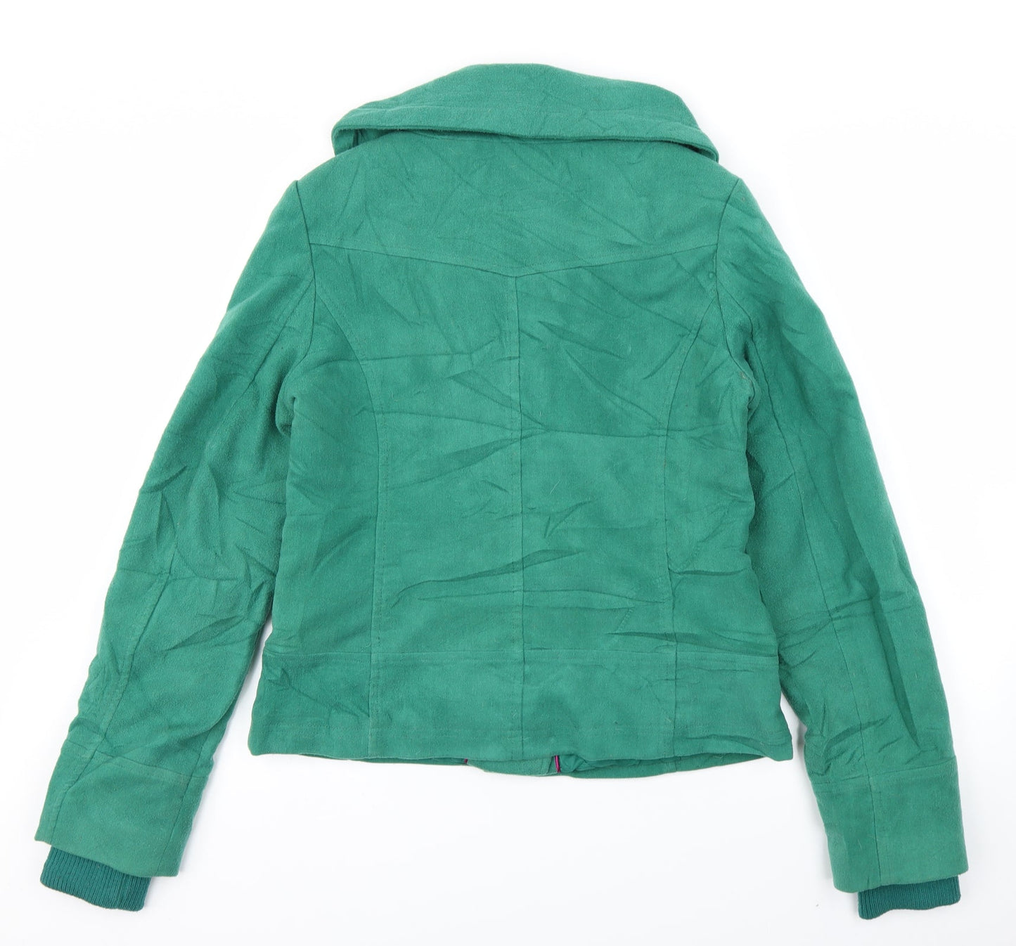 Fresh Made Womens Green   Jacket Coat Size L