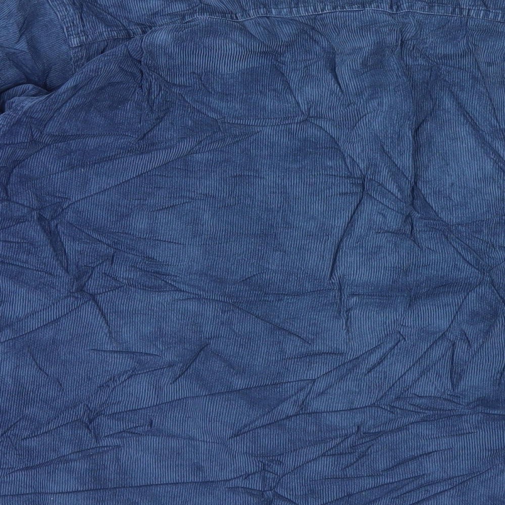 Cotton Republic Mens Blue    Polo Size 14