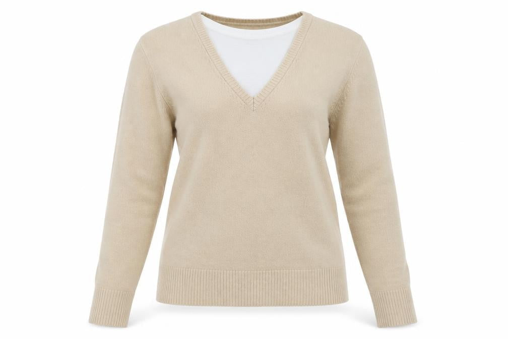 M&Co Womens Beige   Pullover Jumper Size S