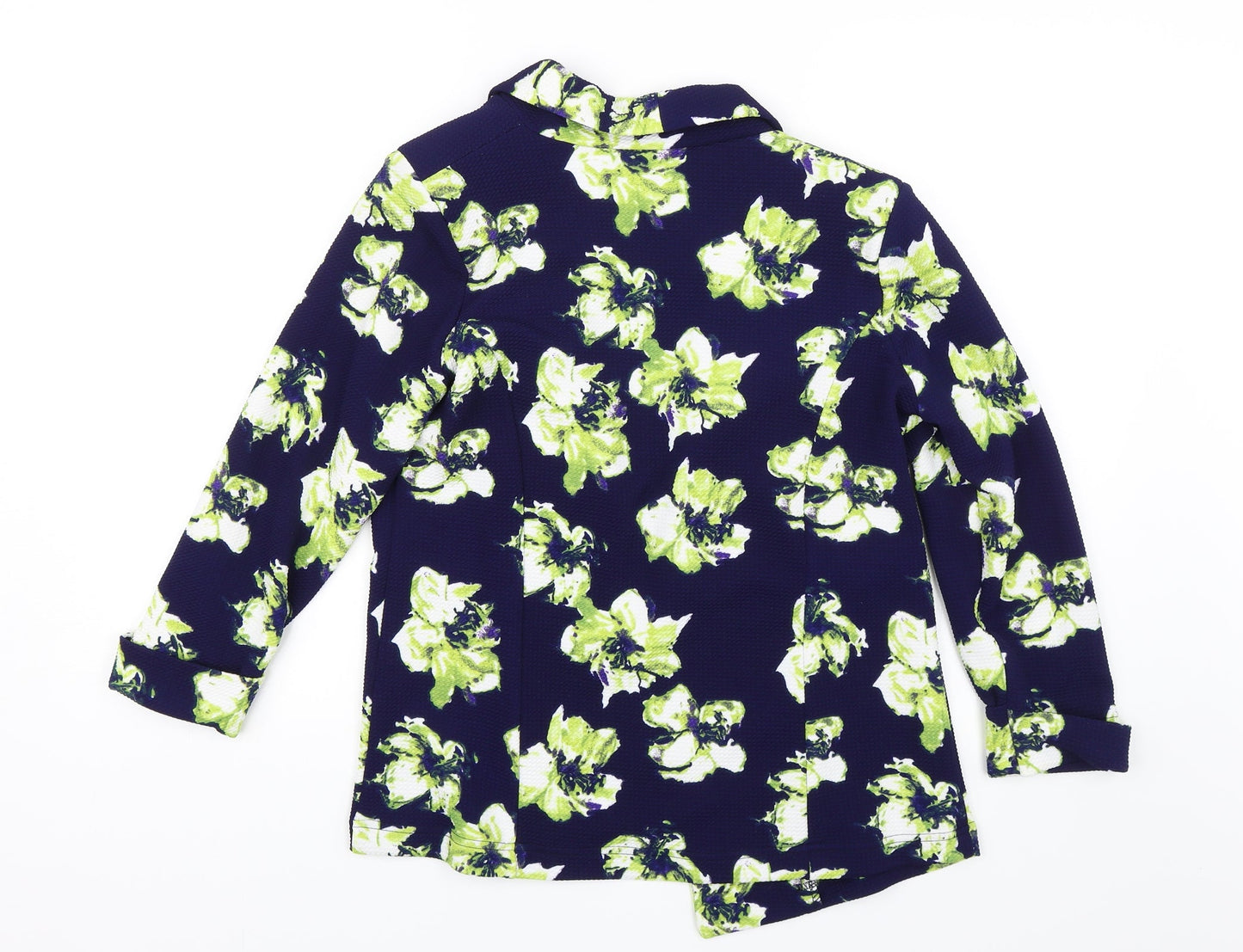 Klass Womens Blue Floral  Jacket  Size 12