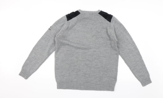 P.J. Field Mens Grey   Pullover Jumper Size S