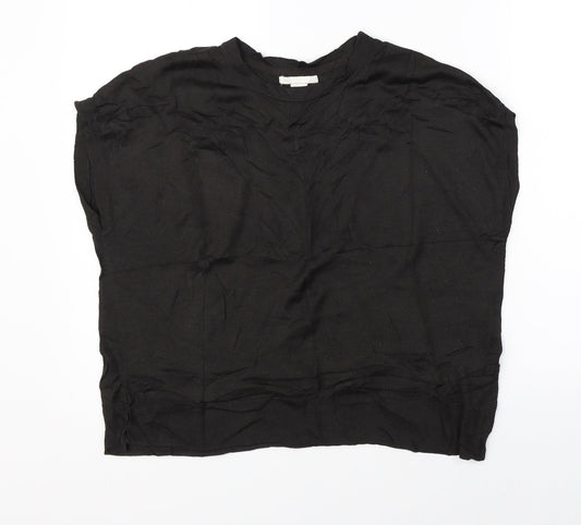 H&M Womens Black   Basic Blouse Size S