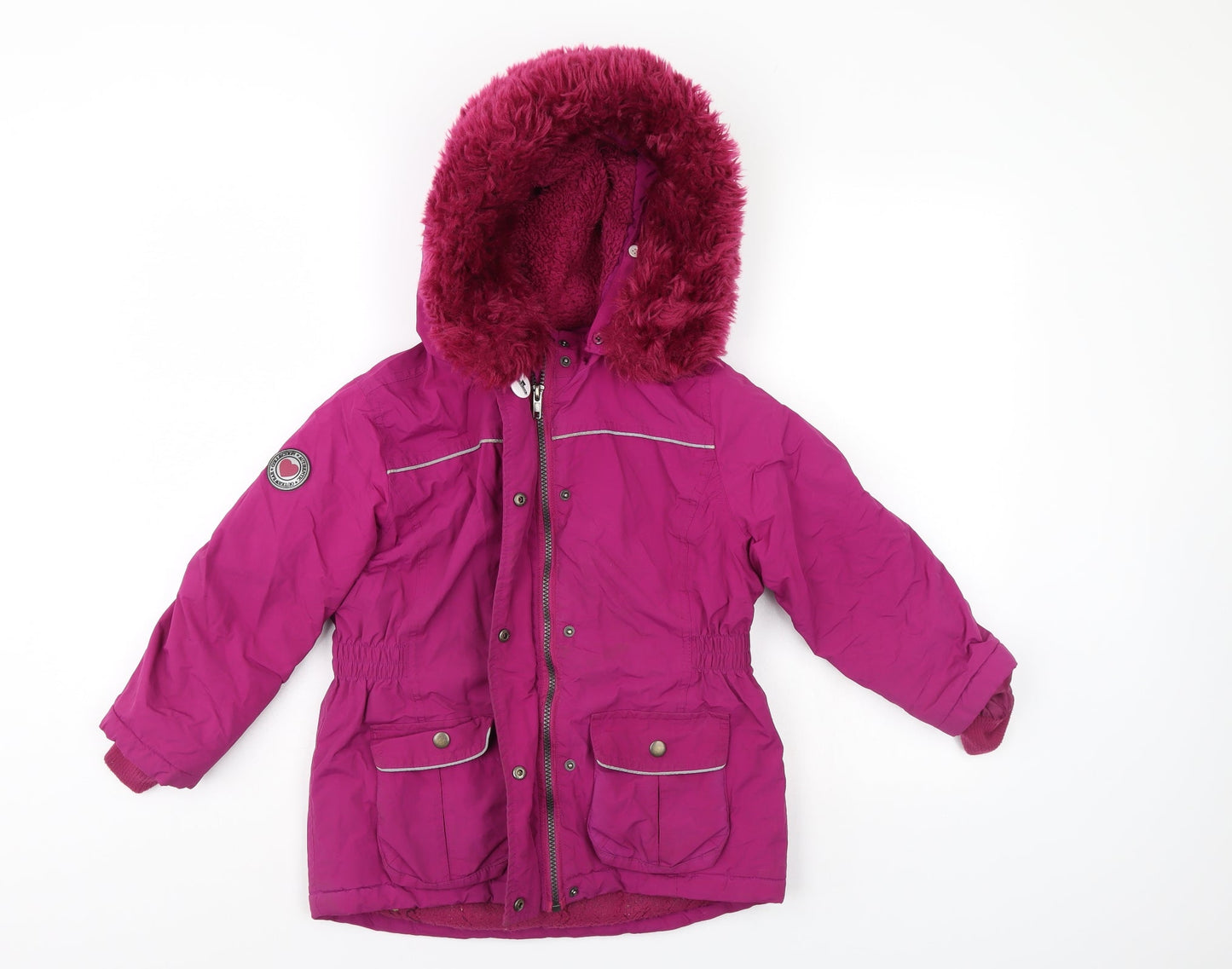 Authentic outerware collection Girls Purple   Parka Coat