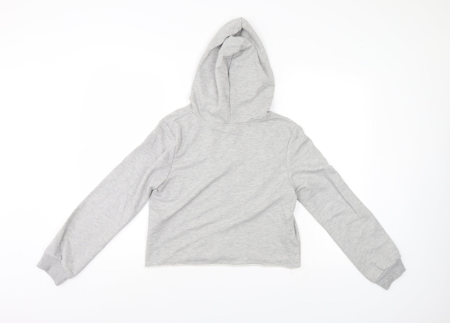 Primark Womens Grey   Pullover Hoodie Size 8  - cropped