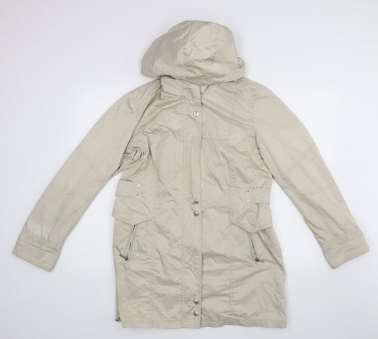 Kirsten Womens Beige   Jacket Coat
