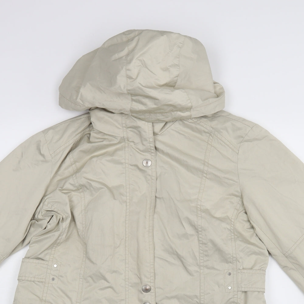 Kirsten Womens Beige   Jacket Coat