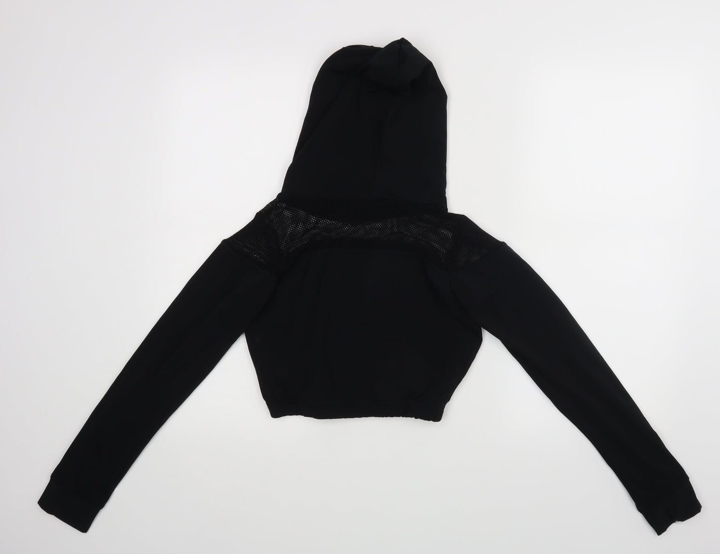 Pout Aparel Womens Black   Basic T-Shirt Size S  - cropped