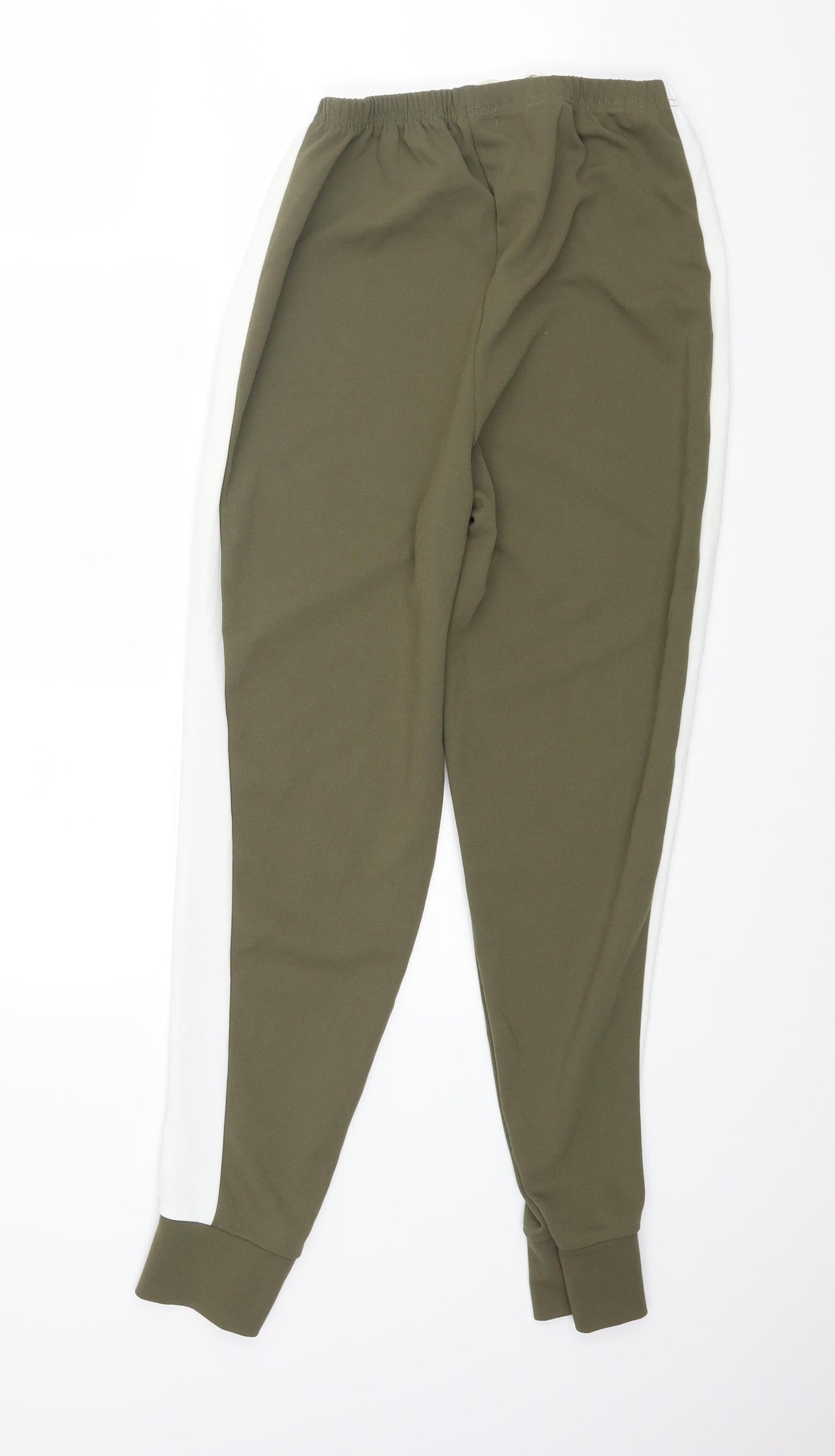 PRETTYLITTLETHING Womens Green   Jogger Trousers Size 8 L27 in