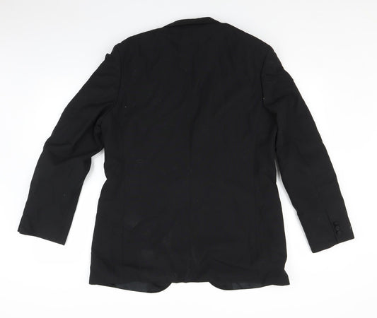 Marks and Spencer Mens Black   Jacket Suit Jacket Size 42