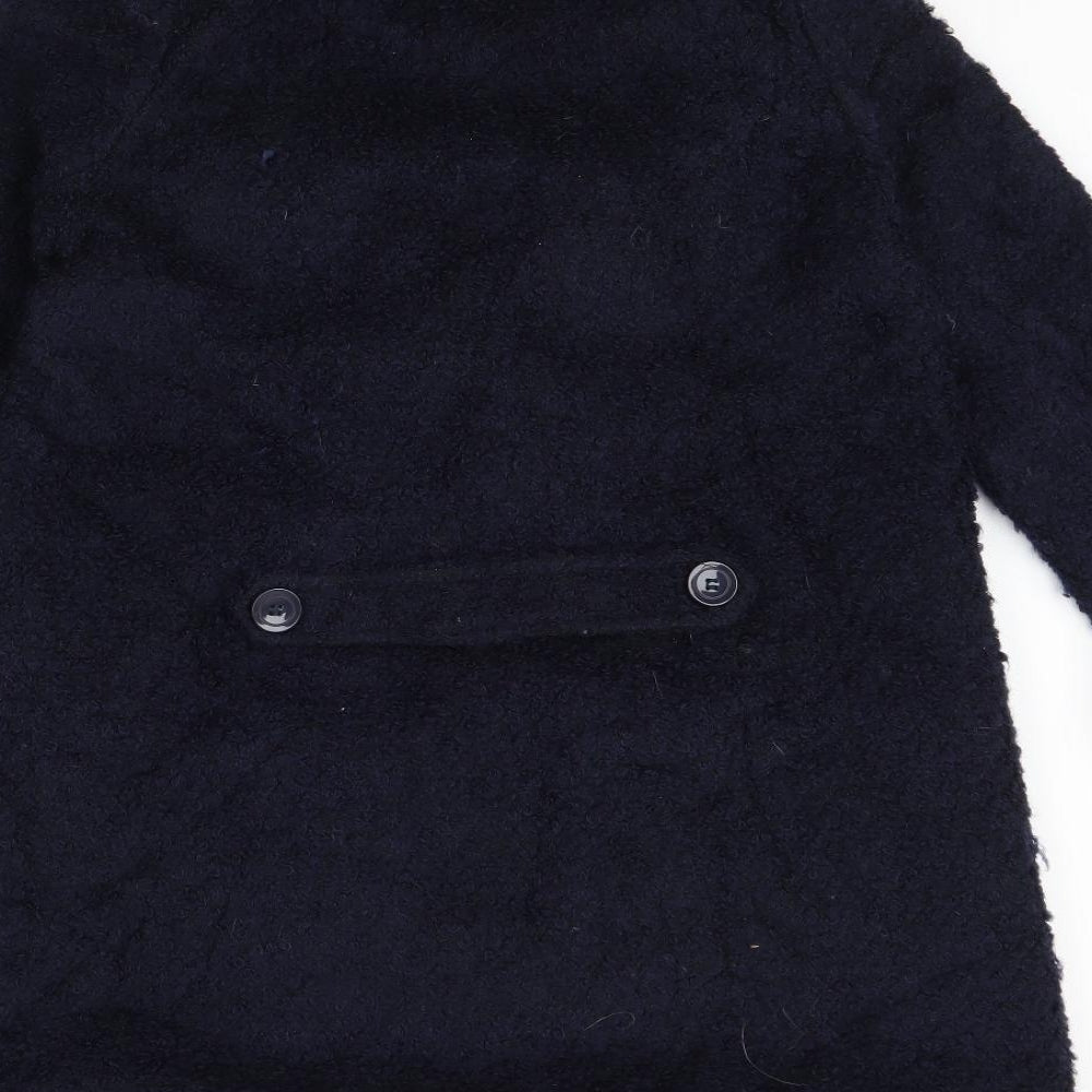 Cooperative Womens Blue   Overcoat Coat Size S