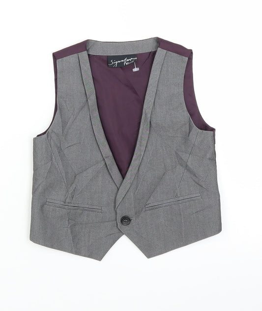 NEXT Boys Grey   Basic Button-Up Size 12-18 Months