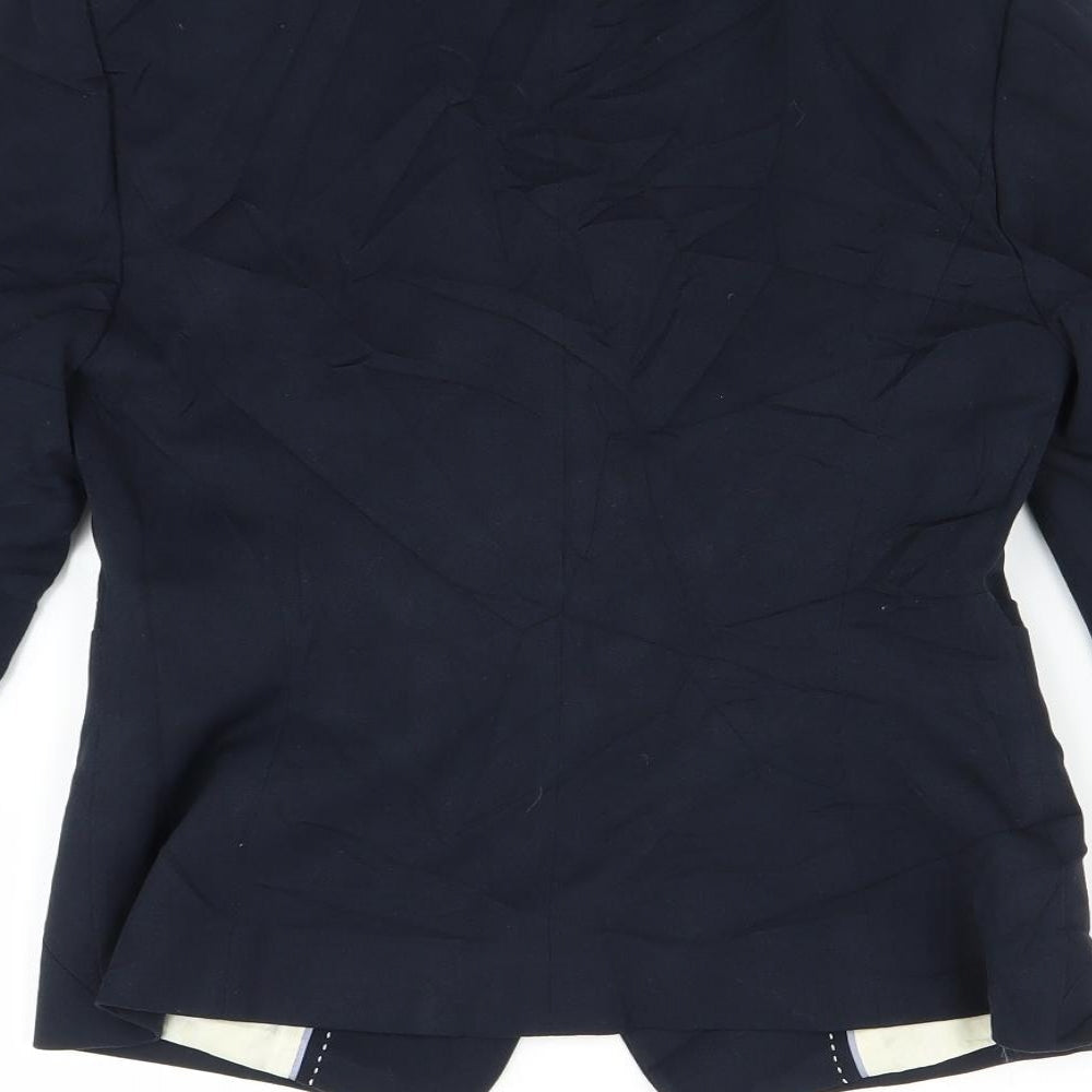 Marks and Spencer Womens Blue   Jacket Blazer Size 8