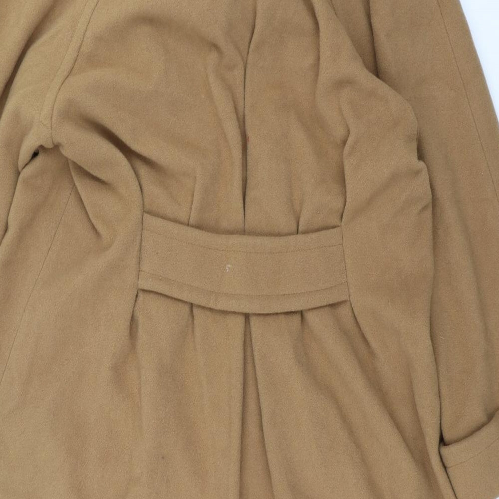 DAMO Womens Brown   Overcoat Coat Size 10
