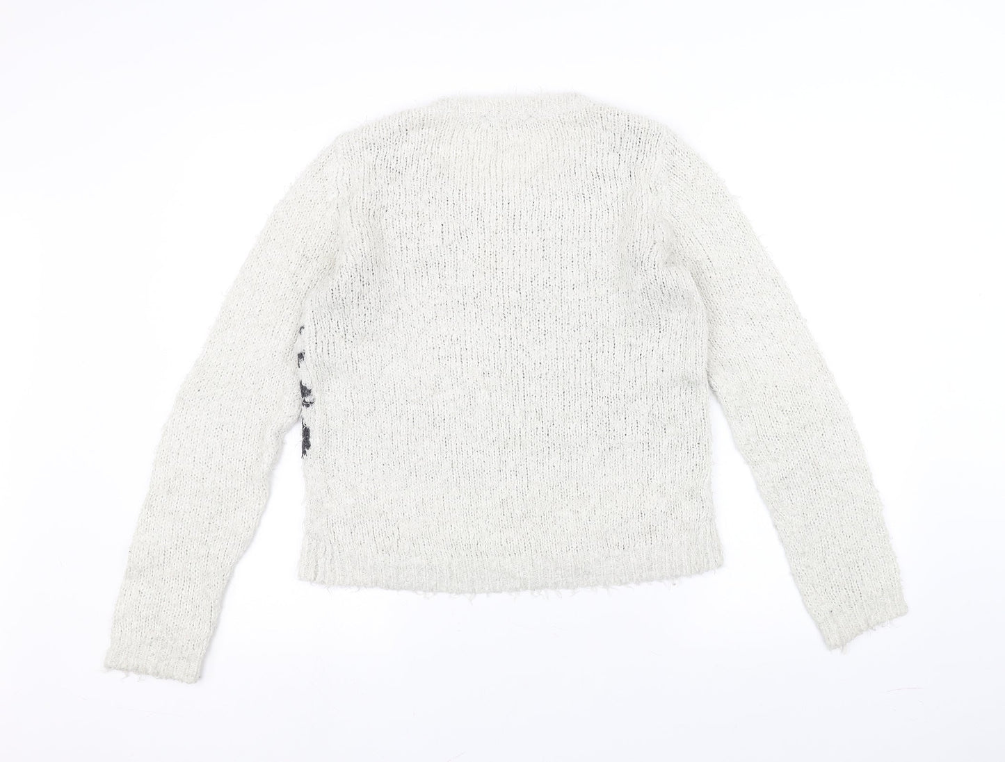 Dorothy Perkins Womens White   Pullover Jumper Size 14