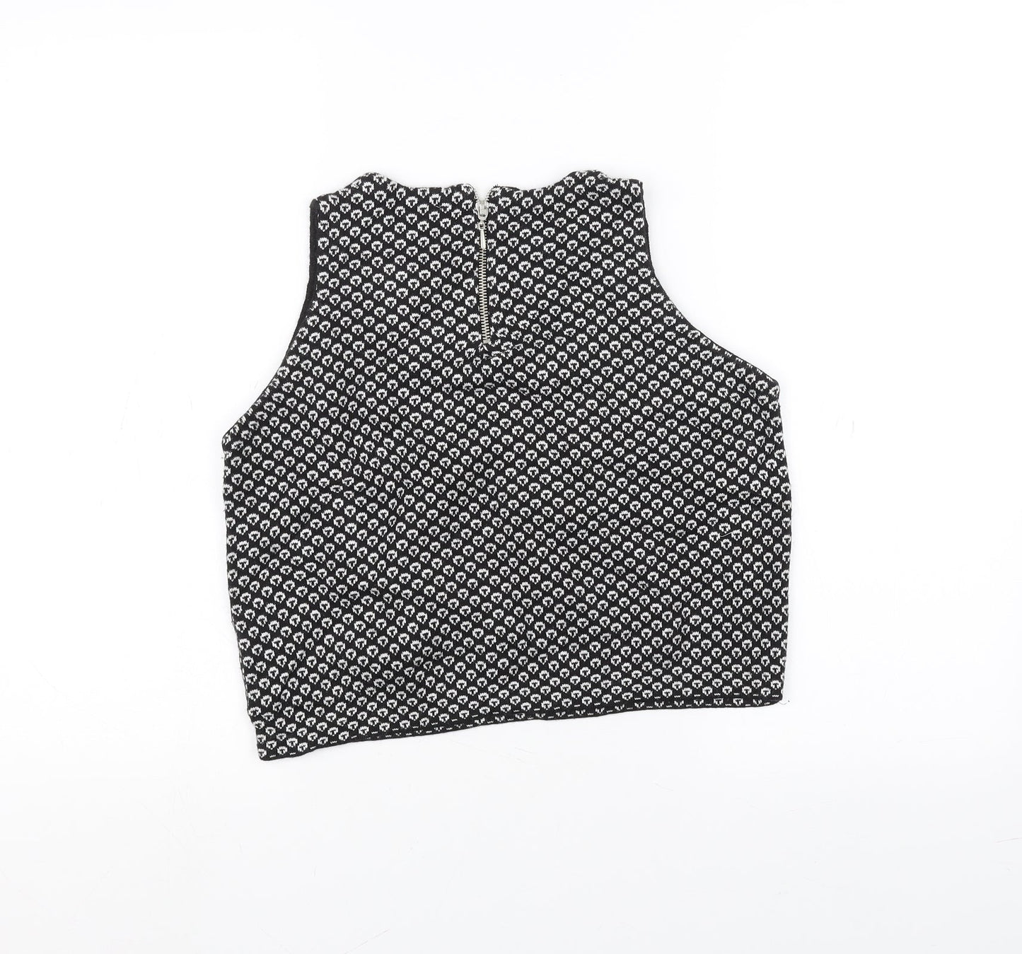 Zara Knit Womens Black   Basic T-Shirt Size S