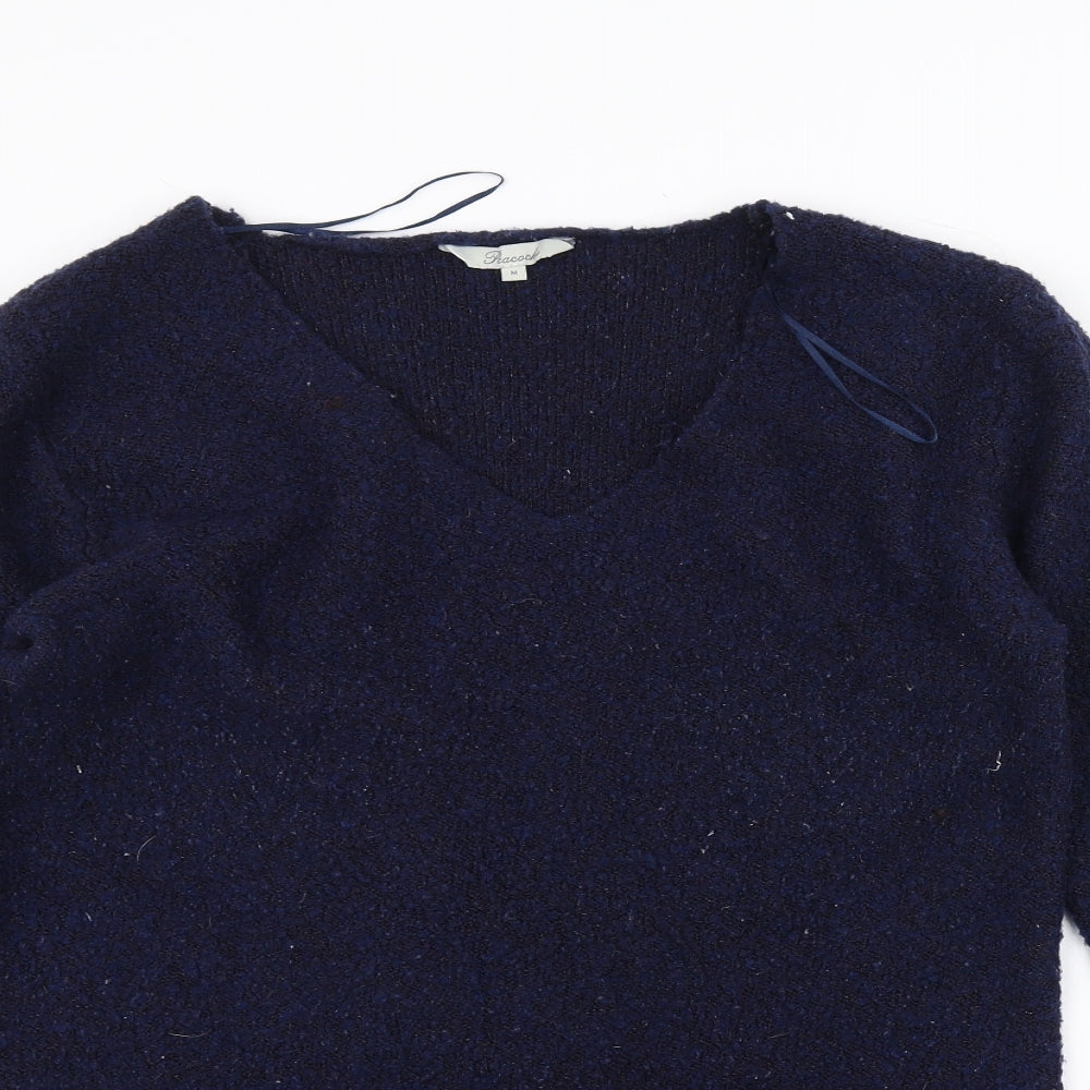 Peacocks Womens Blue   Pullover Jumper Size M