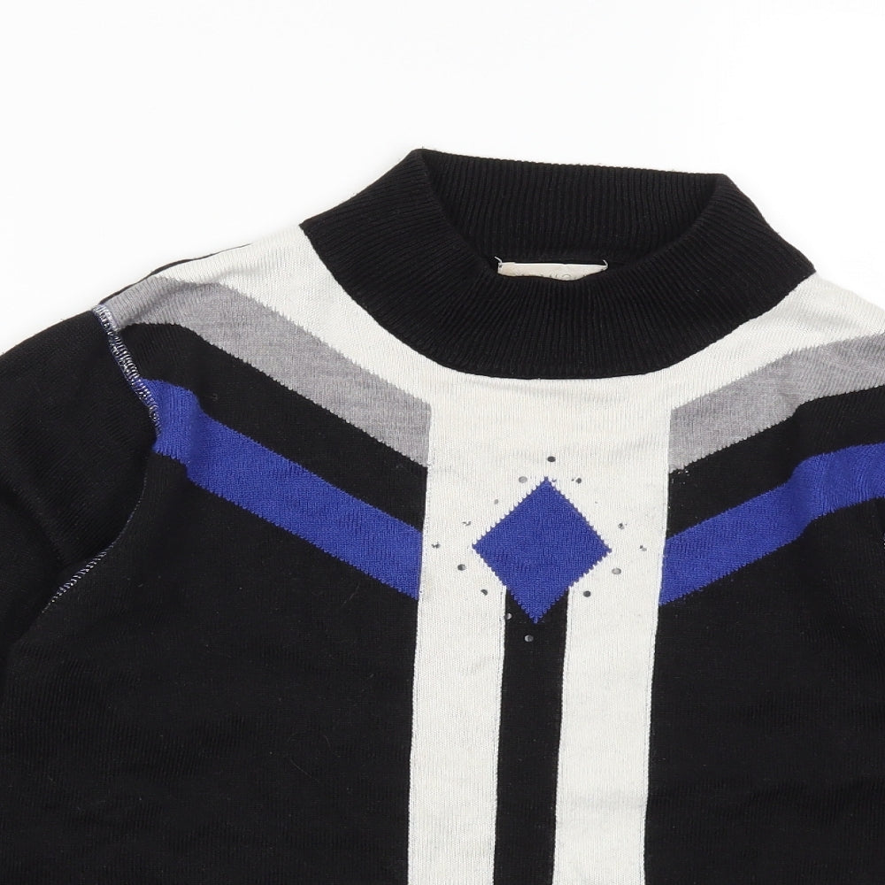 paramre Mens Black   Pullover Jumper Size M