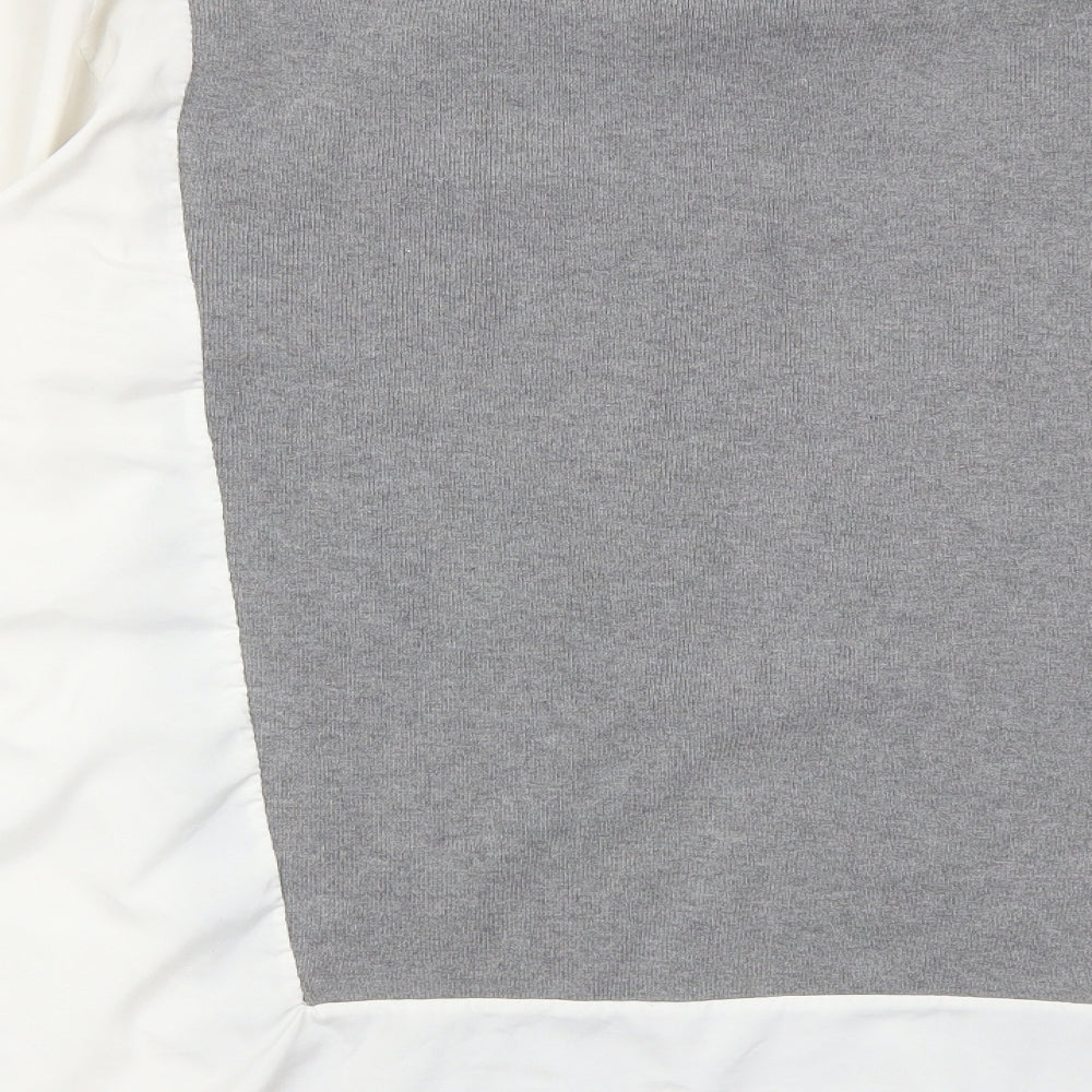 Preworn Mens Grey  Rayon Pullover Jumper Size M