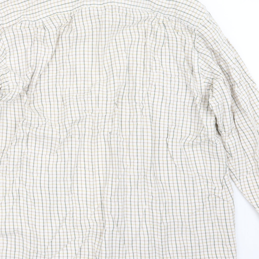 Jolliman Mens Green Check   Button-Up Size L