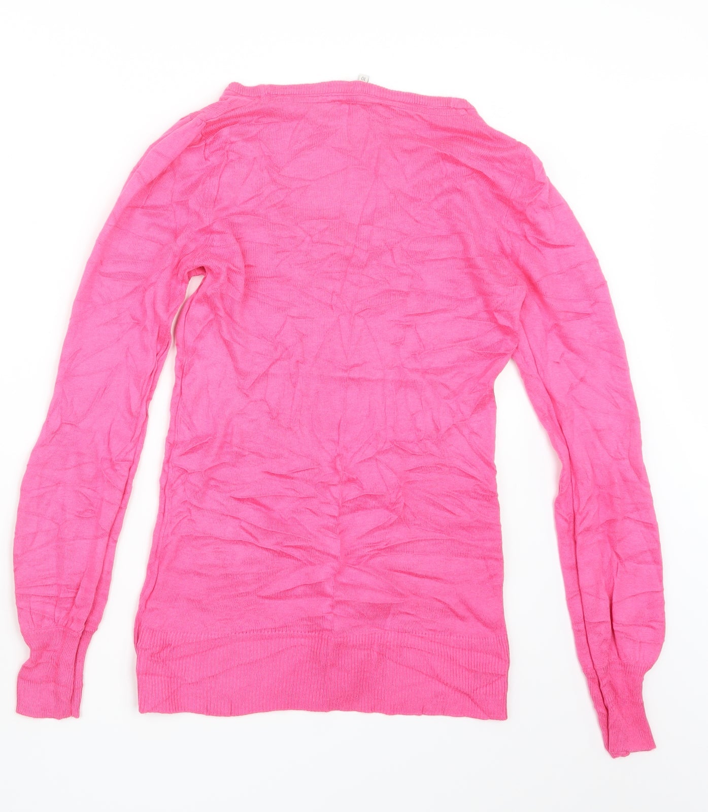 Peacocks Womens Pink  Knit Pullover Jumper Size 10