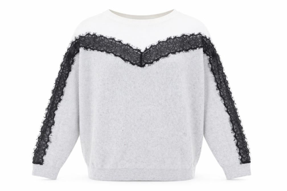 Marks and Spencer Womens Grey  Knit Pullover Jumper Size L