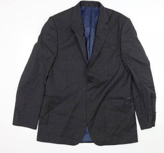 John Lewis Mens Grey   Jacket Suit Jacket Size L